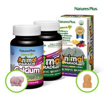 애니멀퍼레이드 멀티비타민 60정 + 칼슘 60정, 상세설명 참조, 없음