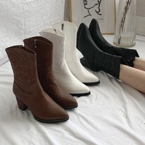 자수 스티치포인트 여성부츠 웨스턴부츠 미들부츠 여성 워커 캐주얼 부츠 여름 키높이 숏 미들 롱 첼시