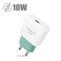 케이블 [쇼미더폰] 충전기 1포트 가정용 10템플러 CtoC 분리형 + PD, 템플러가정용충전기PD10W1포트_케이블 미포함