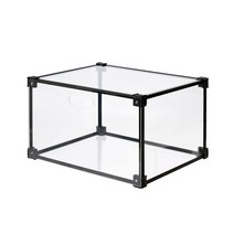 조립식 고급 아크릴 진열장 피규어장식장 건담 레고 장난감 진열 케이스, 손잡이형 L, 1개