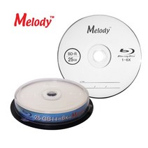 공블루레이 6배속 25GB BD-R 10P CAKE cd 공미디어, 단품