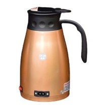 [고품질] 차량용 전기포트 커피포트 차량용포트 카포트, 12V, 1600ml