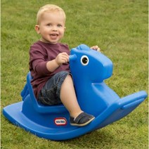 유아용 파란목마 흔들말 승마완구 흔들놀이 목마의자 장난감목마