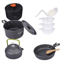 캠프 쿠커 쿠커 아웃도어 9점 세트, 2~3인분(9인분세트)