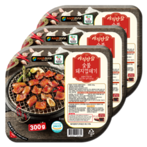 야식만참 숯불돼지껍데기 300g, 3개