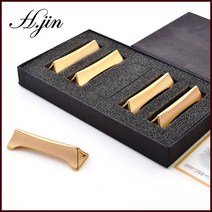 H.jin 한국 전통 기와 문양 24k 골드 금도금 수저받침 (선물 포장) 단체 기념품 답례품 기프트 추천, 5p