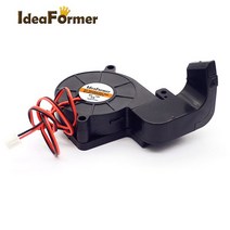 MK10 5015 송풍기 터보 팬 에어 가이드 덕트 장착 브래킷 DC 12V/24V 3D 프린터 부품 용 2 핀 케이블 포함 1 세트, 02 24V