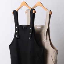 빅사이즈 옷 루즈 버튼 멜빵팬츠 110F388S 여성의류
