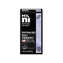 일동제약 마이니 코랄칼슘마디 영양제, 60정, 1개