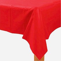 비닐 테이블보 [레드], 단품