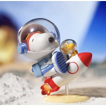 popmart 팝마트 스누피 피너츠 우주여행 시리즈 아트토이 단품 피규어, B개