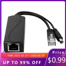 48V 12V POE 커넥터 어댑터 케이블 분배기 인젝터 전원 공급 장치 huawei용 Hikvision New