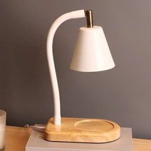 캔들워머 향초 아로마 촛불 테이블 램프 조절 가능한 열 높이 전기 향기로운 항아리 홈 향수, [01] dimmable switch, [01] changeable, [03] UK plug