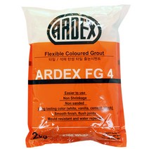 [시트라인] 아덱스 ARDEX FG4 (2kg) 고탄성 방수 줄눈 시멘트 타일줄눈제 아덱스메지, 다크코코아