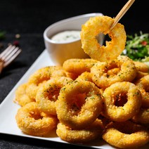 바이푸드 바삭 오징어링 (500g x 2개묶음) 에어프라이어 냉동오징어링 튀김