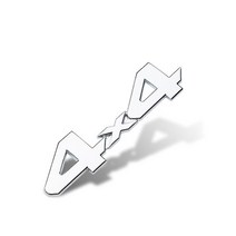 3D 자동차 금속 로고 4x4 스티커 오프로드 차량 4 륜 구동 표준 AWD 스포츠 테일 외관 장식, 05 sliver 4X4