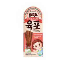 [아이배냇] 아기간식 싱가폴식 꼬마 육포 4종 이유식, 6개, 꼬마육포 오리지널(돈육)