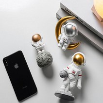 우주인 장식 우주비행사 소품 미니어처 아이방 꾸미기 오브제 피규어 감성 북유럽 현관 인테리어 데스크소품 데스크테리어 탁상시계 술인테리어, 2.우주선(저금통)
