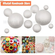 반짐볼 필라테스탱탱볼 1-20pcs 크리스마스 거품 공 라운드 폴리스티렌 스티로폼 공, 20cm 1개