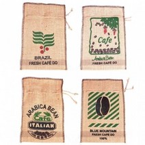 [BOBU] 커피 마대 자루-화분 소품 커버 32x19cm_ 210730EA, 본상품선택
