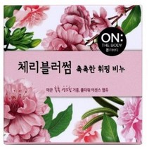 온더바디 촉촉한 휘핑비누 체리블러썸, 90g, 8개입