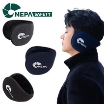 네파 귀마개 귀도리 보온 겨울방한 청음구 플리스소재, 블랙 FREE