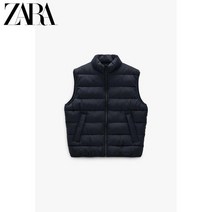 ZARA 가을 겨울 신작 남성 퀼트 면 자켓 스탠드 칼라 조끼 05320300401