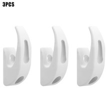샤오미킥보드 1/2/3/4PCS 스쿠터 프론트 후크 샤오미 Mijia M365 프로 전기 스케이트 보드 스토리지 행거 부품 액세서리, [07] 3PCS White, 07 3PCS White