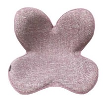 부끄부끄냥이 꽃잎 자세교정의자, 연핑크