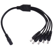 1-10pcs 1 DC 암-2/3/4/5 수 플러그 전원 코드 어댑터 커넥터 케이블 분배기 LED 스트립 조명 CCTV 보안 카, 04 DC 1 to 5_01 1pcs