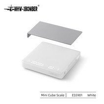 커피저울 미세 저울 타임모어 가정용 핸드드립 바리스타 MHW-3BOMBER 디지털 주방 커피 규모 2000g/0.1g 고정밀 순환 충전식 전자 홈 바리 스타, [01] WHITE
