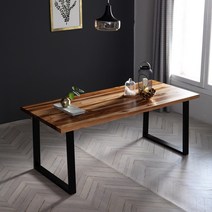 해찬솔 티크원목 6인용1800식탁테이블