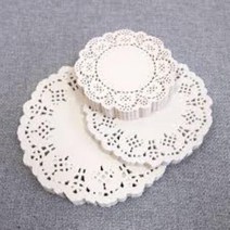 문구랑만들기랑 도일리페이퍼 200매 종이레이스 원형도일리페이퍼 하트도일리페이퍼, 원형 지름11cm