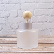디퓨저용기 - 원형 컬러 불투명 100ml ( 사탕볼우드스틱 대 포함 ), 골드