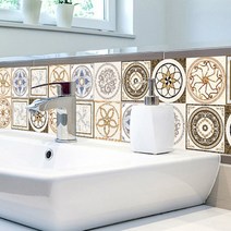 북유럽 스타일 타일 시트지 포인트 CZT 20cmX5m 0.1275ea, RA 2. CZT-002