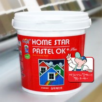 홈스타파스텔 반광 1L 방문가구페인트 실크벽지 몰딩페인트, 연회색반광