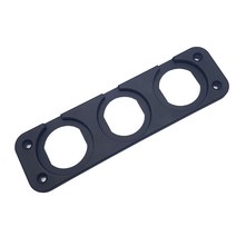 카쉴드 매립형 소켓 모음 5종 볼트게이지 충선소켓 시가잭소켓우형 QC 3.0 + 2.4A 포트 퀵차져 원형 USB 스마트폰고속충전, 3구판-3개제품 브라켓