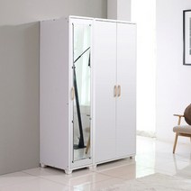 봉봉 2800 장롱 풀세트 거울 선반형, 진베이지