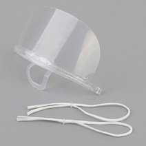 플라스틱 조리사용 음식점 식당용 투명 마스크 604, 상세페이지 참조, 1개