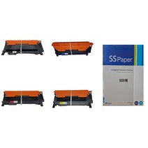 MOA 삼성 SL C433 재생토너 4색set (복사용지 500매 포함), 1set, 4색