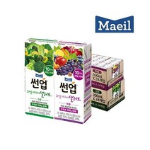 매일유업 [매일] 썬업 과일야채샐러드 그린24팩+퍼플24팩(총48팩)