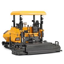 다이캐스트 자동차 피규어 모형 비행기 합금 다이 캐스트 포장 기계 트랙터 트럭 1:40 크롤러 도로 건설 엔, 02 YELLOW