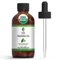 SVA Organics 100% 순수 타마누 오일 | USDA (미국농무부) 인증 유기농 118ml