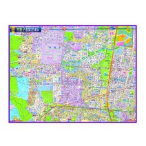 인천광역시 부평구 종합안내도 소size 코팅형 110cmx80cm 부평구 지도