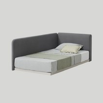 한샘 스테디2 하이 패밀리침대 SS 슈퍼싱글 가드형 (색상 2종 매트별도), B형: 뉴트럴베이지(B)