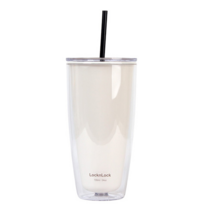 락앤락 콜드컵 대용량 벤티 텀블러 빨대컵 720ml 1개, 화이트