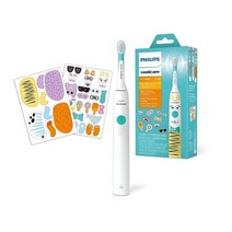 Philips Sonicare 충전식 전동칫솔 터코이즈 만3세 이상 아동용 블루투스 연결 (HX6321/02), Pet Edition