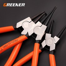스냅링 스냅링플라이어 주얼리 정밀 베어링집게 벌림 헤비 듀티 써클립 키트 외부 내부 링, 똑바로, 9인치 내부 구멍
