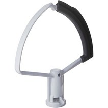 키친에이드 스탠드 믹서용 6쿼트 보울 리프트 KFEW6L 플렉스 에지 비터 - 화이트, 6 quart
