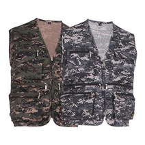 늑대와여우 봄 여름작업복 작업조끼 밀리터리조끼 다용도 수납조끼 전술조끼 현장조끼 빅사이즈